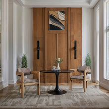 Load image into Gallery viewer, Sacha - Linen Dining Chair With Natural Base (Set of 2)