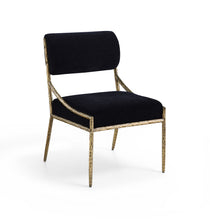 Load image into Gallery viewer, Bastille - Upholstered Dining Side Chair (Set of 2) - Brass Frame