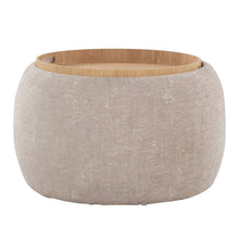 Load image into Gallery viewer, Tray - Pouf Contemporary Ottoman