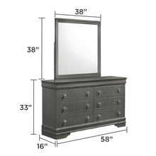 Load image into Gallery viewer, Blaze - Modern 6 Drawer Dresser