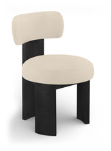 Load image into Gallery viewer, Atelier - Vegan Leather Upholstered Dining Chair (Set of 2) - Black Frame