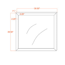 Load image into Gallery viewer, Soluto - Mirror - Gray / Black