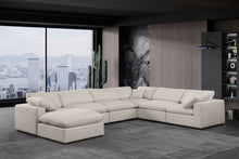 Load image into Gallery viewer, Comfy - 7 Piece Linen Modular Sectional With Chaise