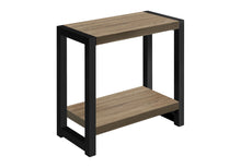 Load image into Gallery viewer, Accent Side Table, Narrow, Small, 2 Tier, Contemporary And Modern