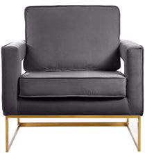 Load image into Gallery viewer, Noah - Accent Chair with Gold Legs