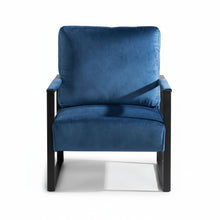 Load image into Gallery viewer, Classic Mid Century Modern Accent Chair With Durable Square Metal Frame, Armchair