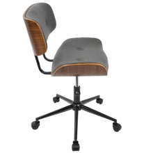 Load image into Gallery viewer, Lombardi - Mid Century Modern Adjustable Office Chair With Swivel