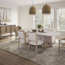 Load image into Gallery viewer, Slip Covered Settee With Casters - Beige