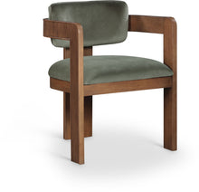 Load image into Gallery viewer, Sacha - Velvet Dining Chair With Brown Base (Set of 2)