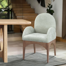 Load image into Gallery viewer, Waldorf - Chenille Dining Arm Chair With Natural Legs