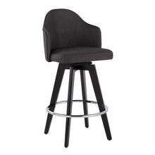 Load image into Gallery viewer, Ahoy - Contemporary Fixed Height Counter Stool With Round Footrest (Set of 2)