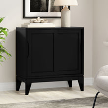 Load image into Gallery viewer, Harper - Low Storage Cabinet - Black