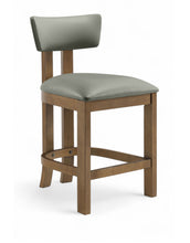 Load image into Gallery viewer, Lavrin - Vegan Leather Upholstered Counter Stool (Set of 2) - Walnut Base
