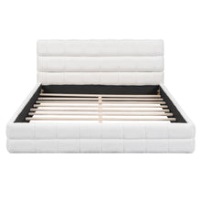 Load image into Gallery viewer, Upholstered Platform Bed With Headboard