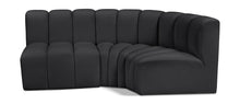 Load image into Gallery viewer, Arc - Faux Leather 3 Piece Sofa