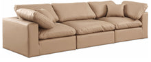 Load image into Gallery viewer, Comfy - Faux Leather Modular Sofa 3 Pieces - Tan
