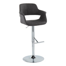 Load image into Gallery viewer, Vintage Flair - Mid Century Modern Adjustable Barstool & Straight T Footrest (Set of 2)