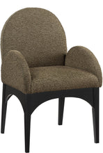 Load image into Gallery viewer, Waldorf - Boucle Dining Arm Chair With Black Legs