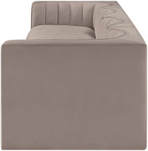 Load image into Gallery viewer, Rummi - Velvet Performance Fabric Upholstered 4 Piece Modular Sofa