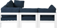 Load image into Gallery viewer, Nizuc - Outdoor Patio 5 Piece Modular Sectional With White Frame