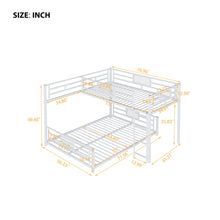Load image into Gallery viewer, L-Shaped Bunk Bed