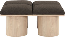 Load image into Gallery viewer, Pavilion - 4 Piece Modular Bench With Natural Base
