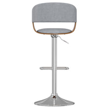 Load image into Gallery viewer, Lowell - Adjustable Swivel Bar Stool - Stone Gray