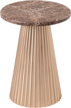 Load image into Gallery viewer, Cindra - Genuine Marble Top And Iron Base Table