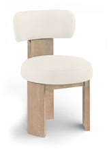 Load image into Gallery viewer, Atelier - Vegan Leather Upholstered Dining Chair (Set of 2) - Painted Natural Frame