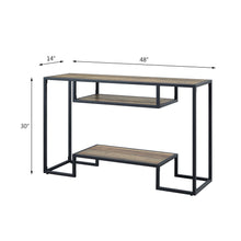 Load image into Gallery viewer, Idella - Sofa Table - Rustic Oak / Black