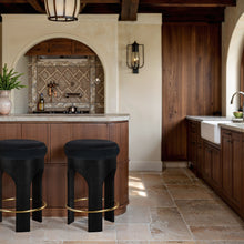 Load image into Gallery viewer, Bocceli - Counter Stool - Black Base