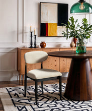 Load image into Gallery viewer, Riccio - Fabric Dining Side Chair (Set of 2) - Black And Gold Frame