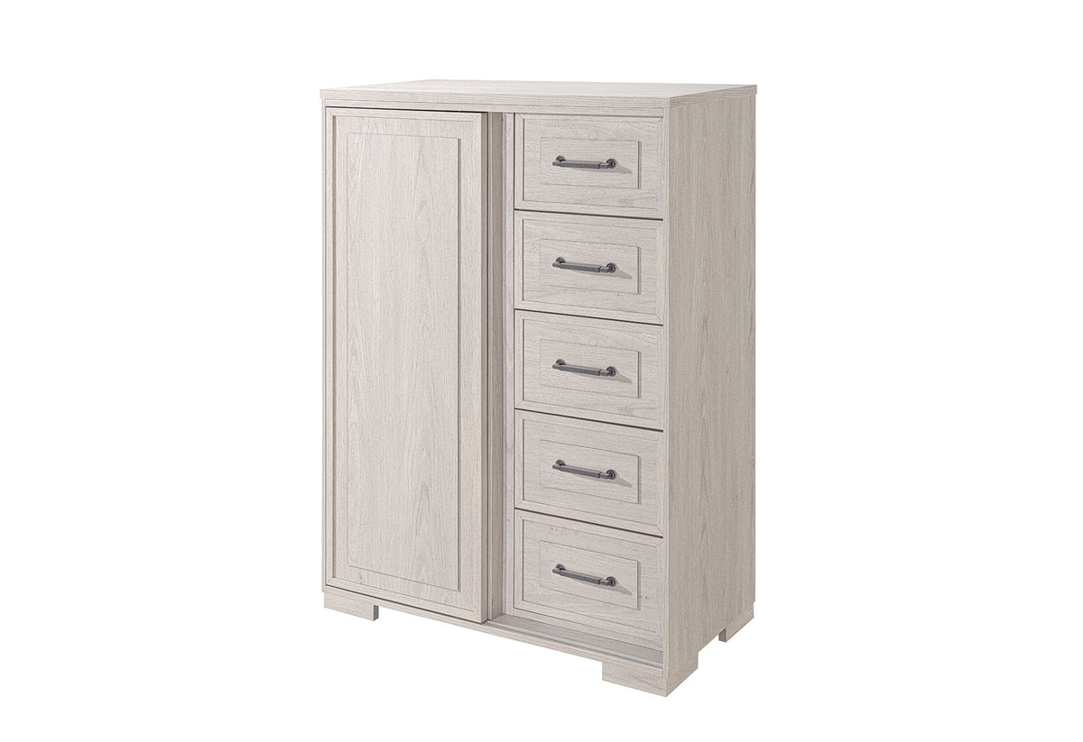 Clara - Sliding Door Chest - Beige