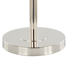 Load image into Gallery viewer, Lily - Contemporary Table Lamp - Polished Nickel / Gray