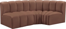 Load image into Gallery viewer, Arc - Faux Leather 3 Piece Sofa