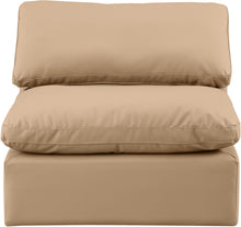 Load image into Gallery viewer, Indulge - Faux Leather Armless Chair - Tan