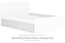 Load image into Gallery viewer, Onita - Queen/King Double Drawer Storage - White