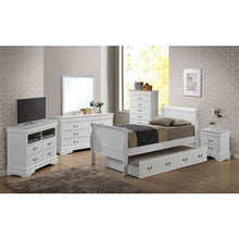 Load image into Gallery viewer, Elegant Trundle Bed With Timeless Charm