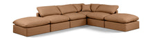Load image into Gallery viewer, Indulge - Faux Leather 6 Piece Modular Armless Sectional