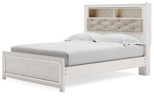 Load image into Gallery viewer, Altyra - Queen Panel Bookcase Bed With Roll Slats - White