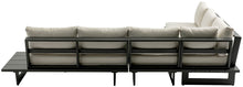 Load image into Gallery viewer, Maldives - 4 Piece Water Resistant Outdoor Patio Modular Sectional With Gray Base