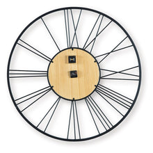 Load image into Gallery viewer, Brockett - Wall Clock - Black / Natural