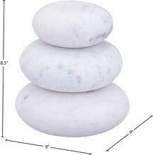 Load image into Gallery viewer, Pumpkin - 3 Piece Marble Decorative Object