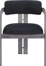 Load image into Gallery viewer, Aurum - Vegan Leather Upholstered Dining Chair With Gray Base (Set of 2)