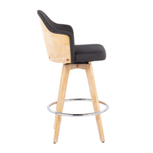 Load image into Gallery viewer, Ahoy - Contemporary Fixed Height Counter Stool & Round Footrest (Set of 2)