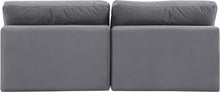 Load image into Gallery viewer, Comfy - Velvet Modular Armless Sofa 2 Seats