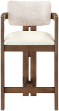 Load image into Gallery viewer, Ravina - Upholstered Counter Stool With Stained Brown Base