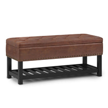 Load image into Gallery viewer, Lomond - Upholstered Storage Ottoman Bench