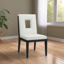 Load image into Gallery viewer, Gwendolyn - Faux Leather Dining Side Chair With Black Frame (Set of 2)