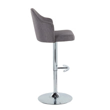 Load image into Gallery viewer, Ahoy - Contemporary Adjustable Barstool With Swivel With Rounded T Footrest (Set of 2)